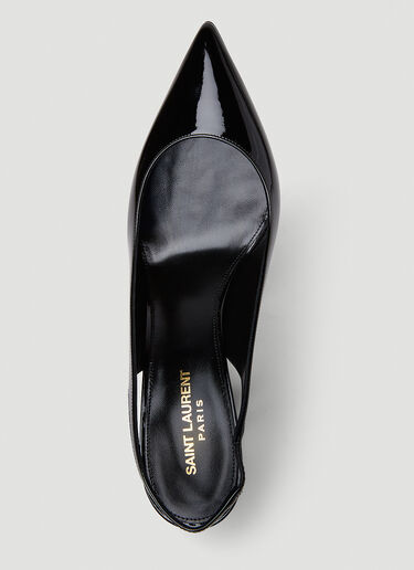 Saint Laurent Opyum Slingback Heels Black sla0251151