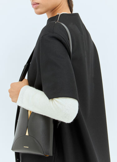 Jil Sander Ellipse Crossbody Bag Black jil0257014