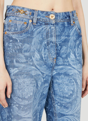 Versace Barocco 常规版型牛仔裤 蓝色 ver0255002