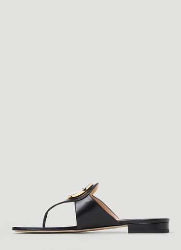 Blondie Thong Sandals Gucci Blondie Thong Sandals Black guc0253135