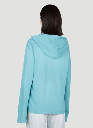 ロゴパッチフードスウェットシャツ Acne Studios ロゴパッチフードスウェットシャツ ブルー acn0253022