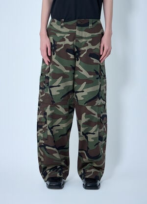 VETEMENTS Camo Cargo Pants Green vet0164008