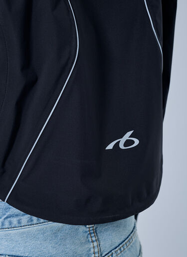LN-CC® - Balenciaga: Cropped Hooded Jacket - Black Balenciaga Cropped Hooded Jacket Black bal0265002