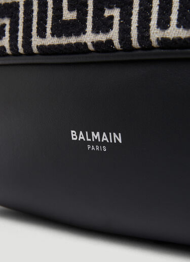 Balmain Monogram Jacquard Backpack Black bln0153032