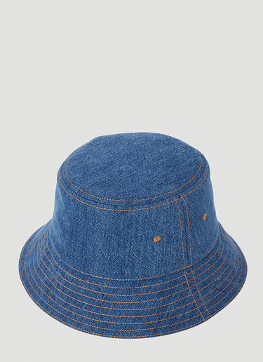 Burberry Denim Bucket Hat Blue bur0253078