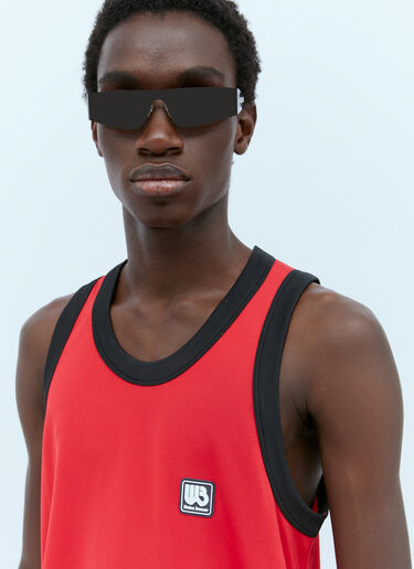 ディオプタンクトップ Wales Bonner ディオプタンクトップ レッド wbn0154009