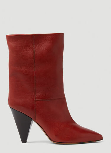 Isabel Marant Locky Boots Red ibm0250011