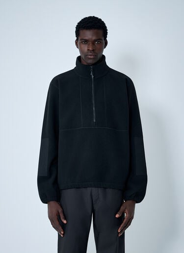 Half-Zip Fleece Sweatshirt GR10K Half-Zip Fleece Sweatshirt Black grk0162003