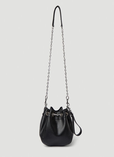 Vivienne Westwood Chrissy Small Bucket Shoulder Bag Black vvw0250147