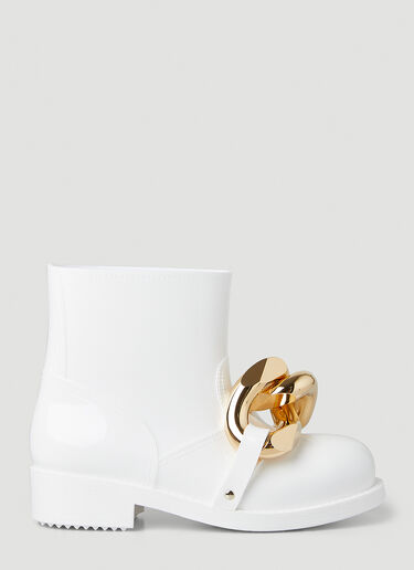 JW Anderson Chain Rubber Boots White jwa0247034