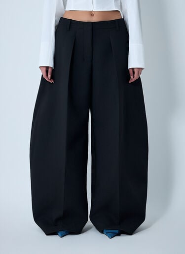 直筒裤 Jacquemus 直筒裤 黑色 jac0262013