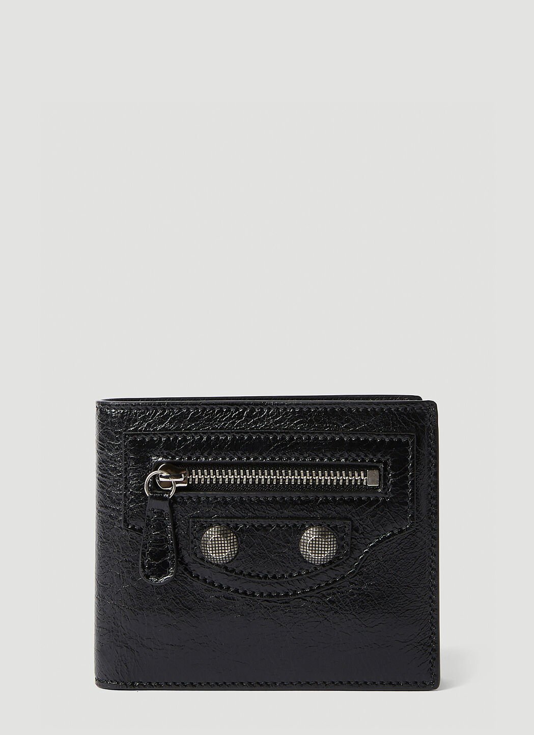 Balenciaga Le Cagole Square Folded Wallet Black bcs0153001