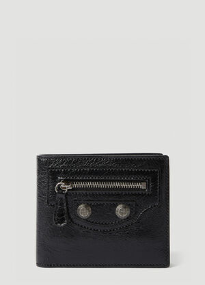 Balenciaga Le Cagole Square Folded Wallet Black bal0154052