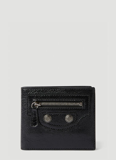 Balenciaga Le Cagole Square Folded Wallet Black bal0154052