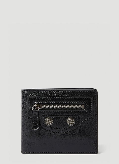 Balenciaga Le Cagole Square Folded Wallet Black bal0154004