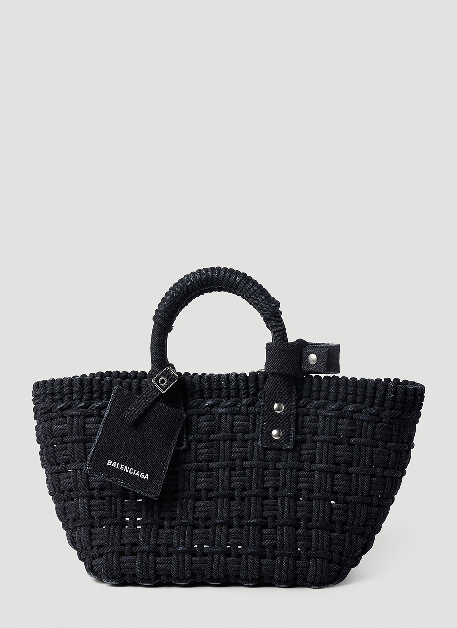 Balenciaga Bistro Xs Basket Tote Bag Female Black