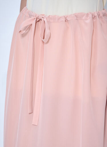 LN-CC® - Toteme: Fluid Silk Skirt - Pink Toteme Fluid Silk Skirt Pink tot0265015