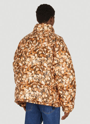 VETEMENTS 리브스 퍼퍼 재킷 브라운 vet0150001