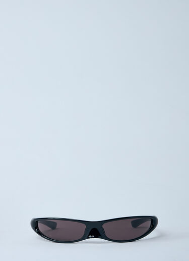 Balenciaga Blade Rectangle Sunglasses Black bcs0360003