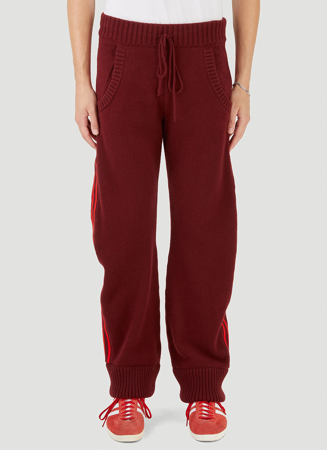 Knit track pants clearance
