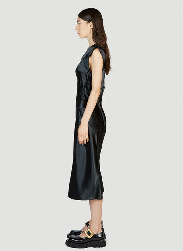 Bottega Veneta 플루이드 러플 드레스 블랙 bov0251094