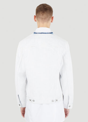 Maison Margiela Paint Coated Jacket  White mla0145001