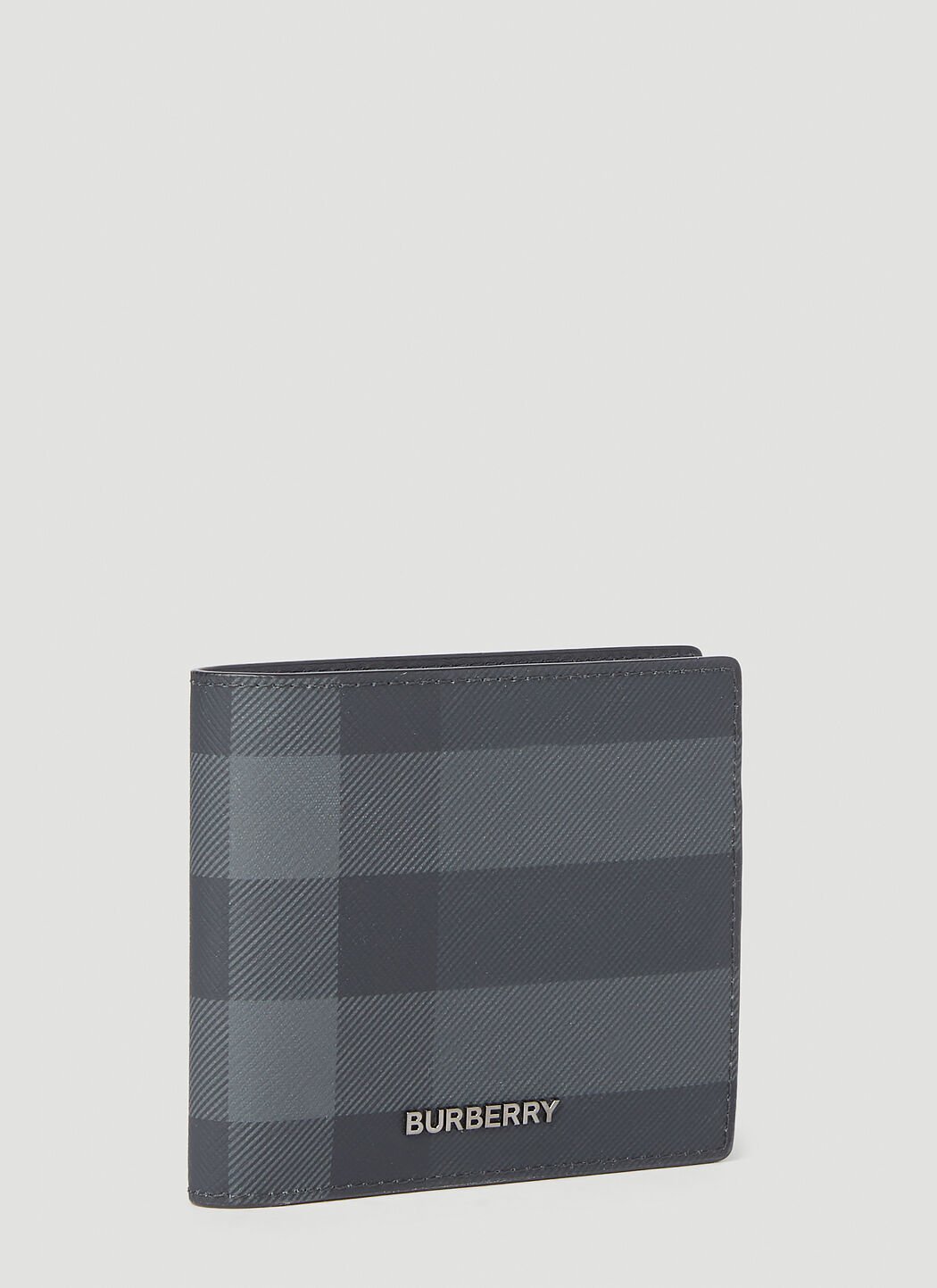 Burberry Bifold Check Wallet in Grey LN CC