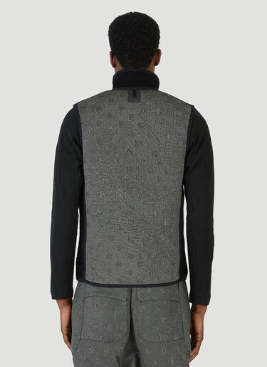Byborre Contrast Panel Sleeveless Jacket Black byb0146002