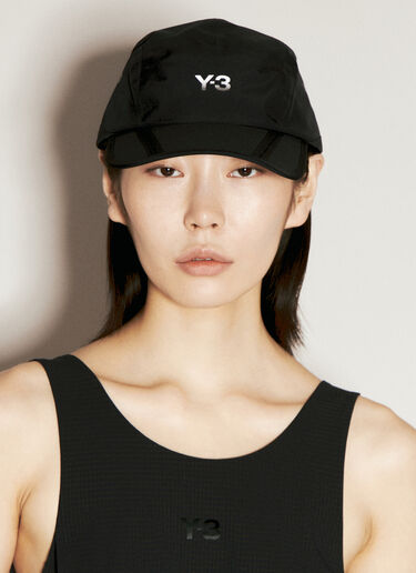 Y-3 徽标印花沙滩棒球帽 黑色 yyy0356035