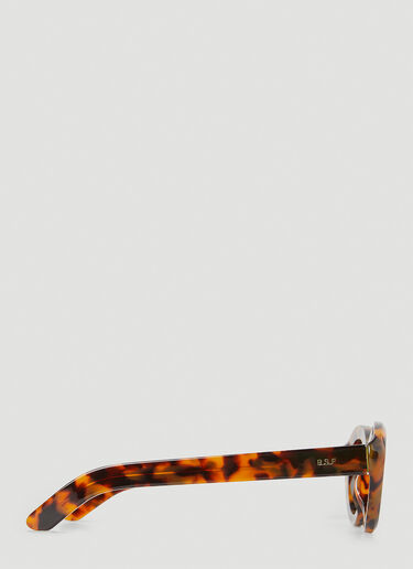 RETROSUPERFUTURE Cocca Spotted Havana Sunglasses Brown rts0350014