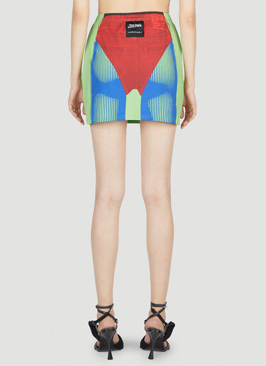 Trompe L'Oeil Janty Skirt Y/Project x Jean Paul Gaultier Trompe L'Oeil Janty Skirt Green jpg0252016