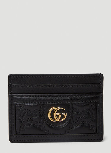 Gucci GG 菱格纹卡包 黑色 guc0251124