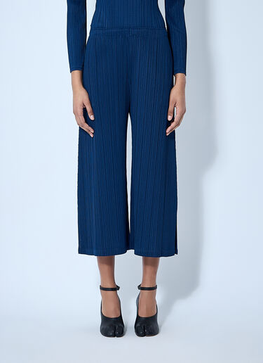 Pleats Please Issey Miyake 褶裥长裤  蓝色 plp0260009