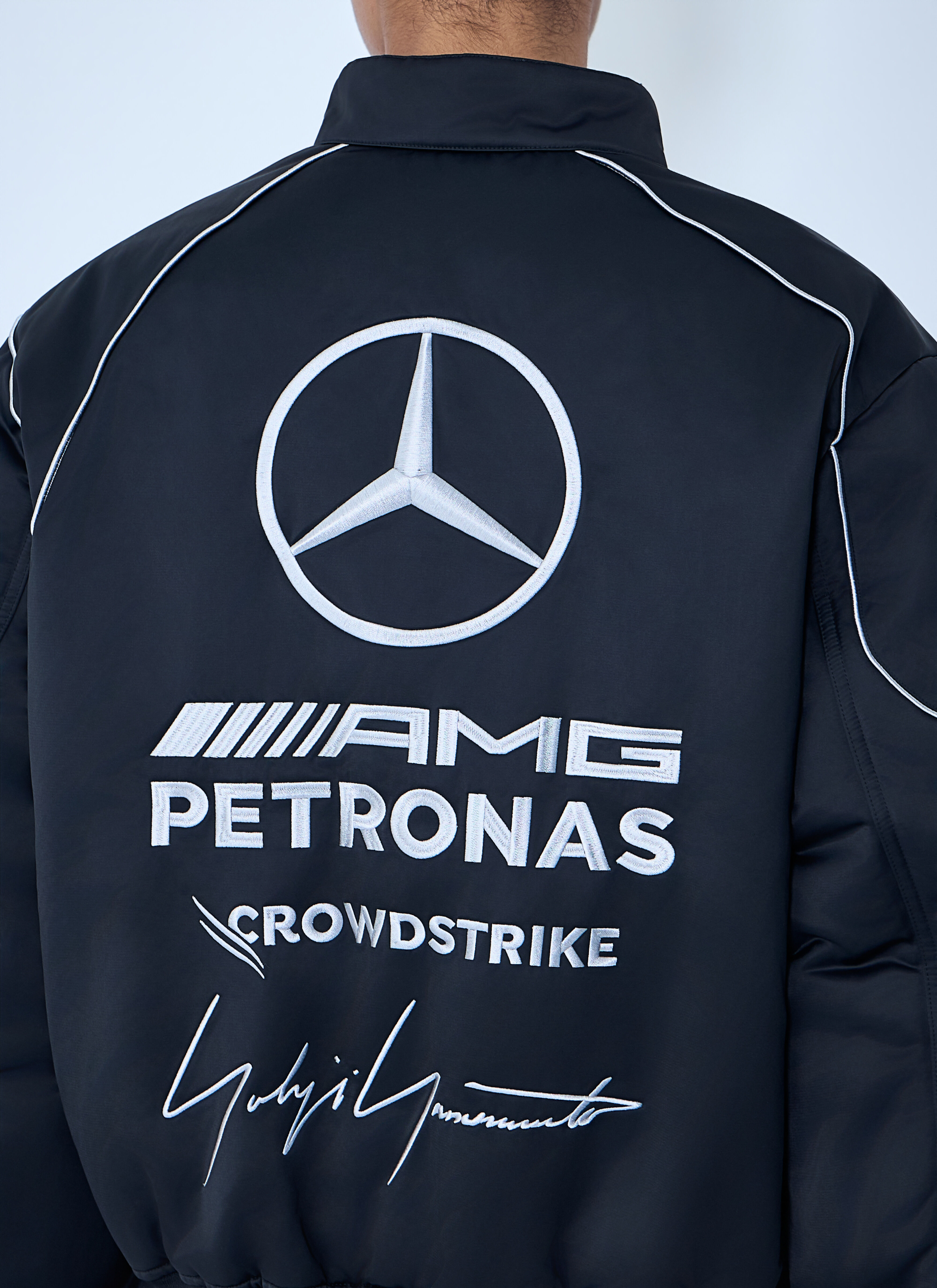 Y-3 MERCEDES Women's' Embroidered Logo Jacket in Black | LN-CC®