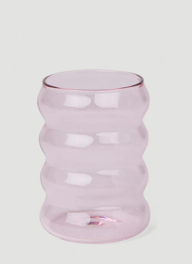 Sophie Lou Jacobsen 波纹玻璃杯 粉色 spl0351001