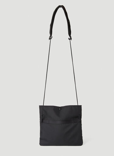 7 Moncler FRGMT Hiroshi Fujiwara Logo Print Crossbody Bag Black mfr0351005