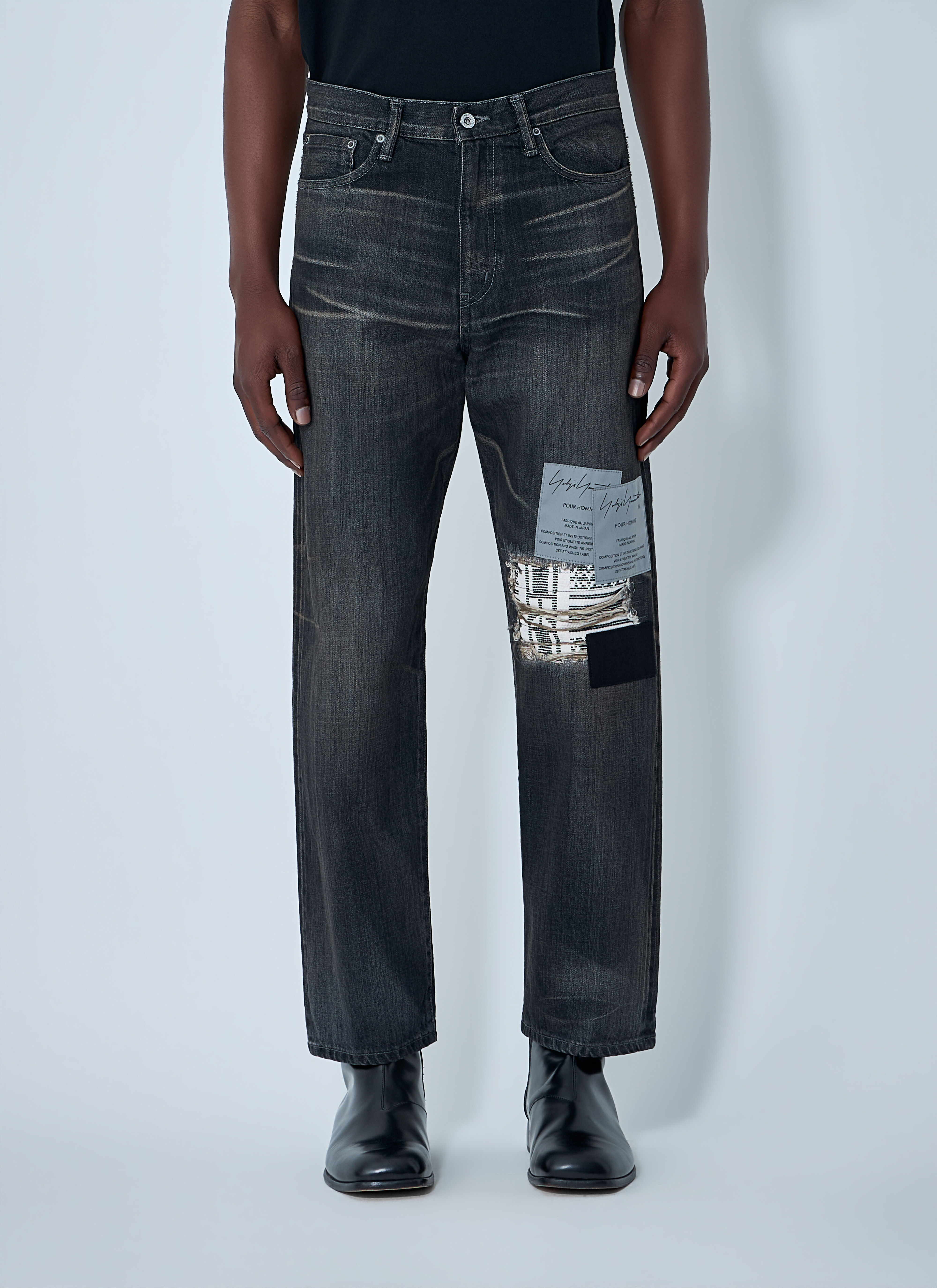 Yohji Yamamoto Men's' x Neighborhood Savage Denim DP Basic Jeans