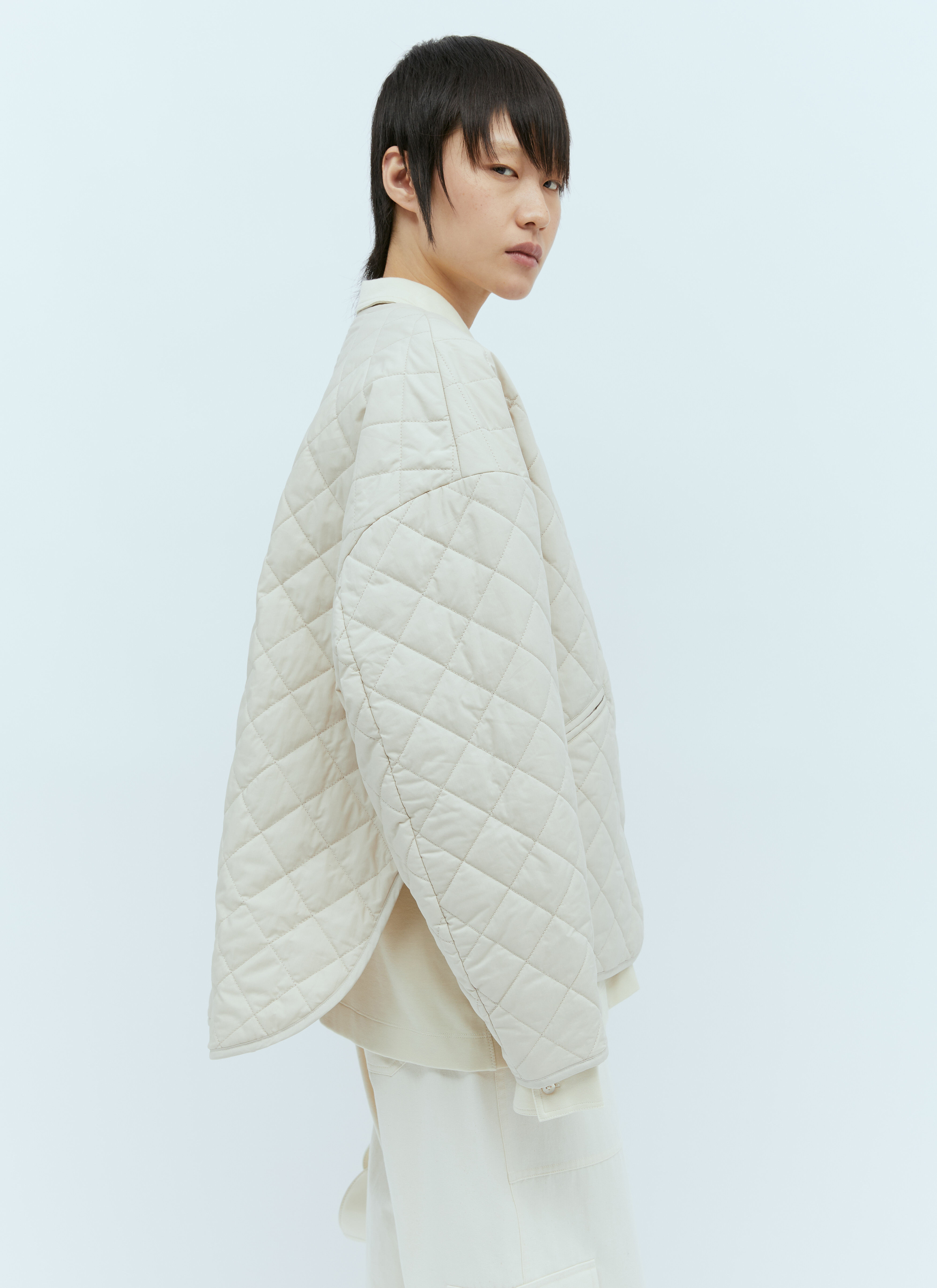 TOTEME Quilted Jacket in Beige fur Damen LN CC
