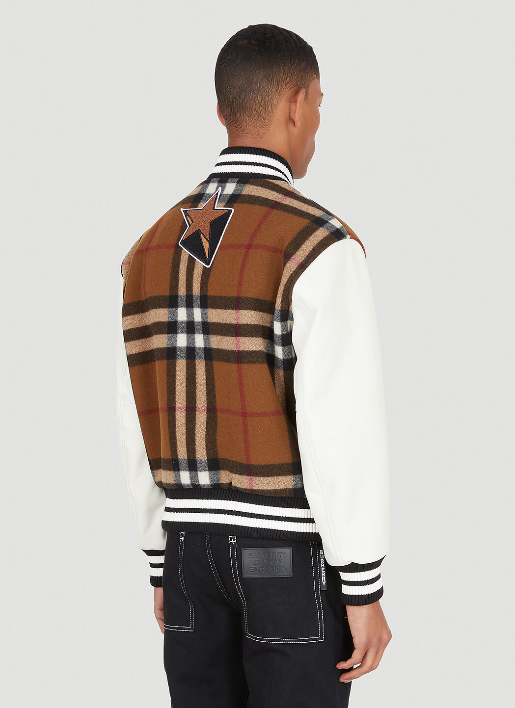 Burberry varsity jacket store