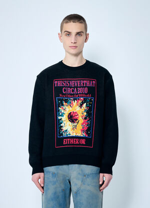 Burberry Basketball Hoop Knit Sweater Black bur0158006