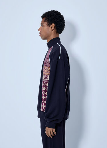 LN-CC® - Dries Van Noten: Hackney Sweater - Navy Dries Van Noten Hackney Sweater Navy dvn0165012