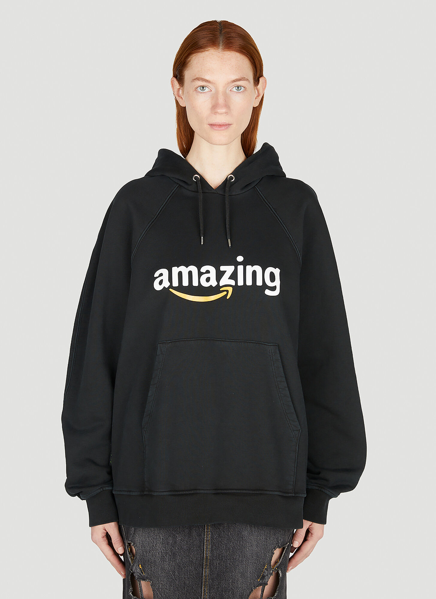 Avavav Amazing Printed Sweatshirt Hoodie In Black,multi