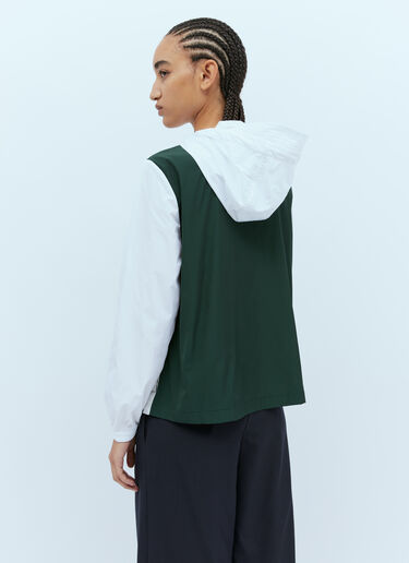 Thom Browne Half-Zip Shell Sweatshirt Green thb0254007