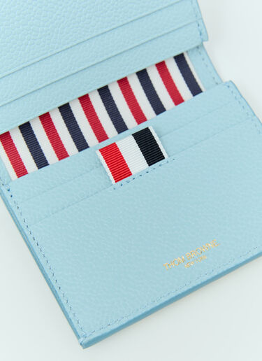 Thom Browne Four-Bar Bi-Fold Cardholder Blue thb0155013