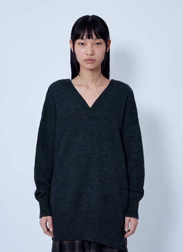 LN-CC® - Our Legacy: Raise V-Neck Sweater - Black Our Legacy Raise V-Neck Sweater Black our0265005