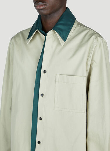 Bottega Veneta Double Shirt Green bov0152004