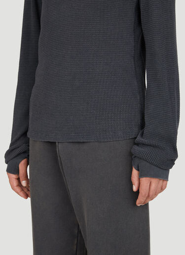 Entire Studios Thermal Long Sleeve T-Shirt Navy ent0153025