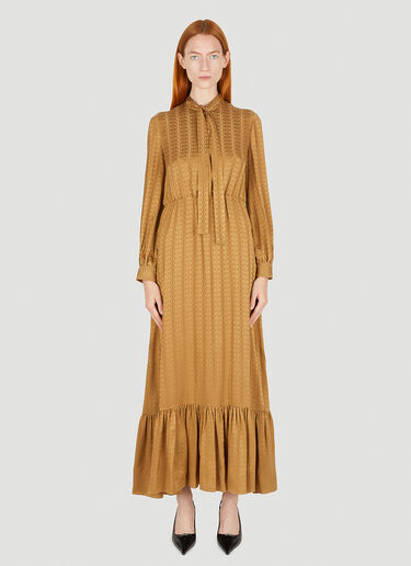 Gucci GG Jacquard Dress Camel guc0250004