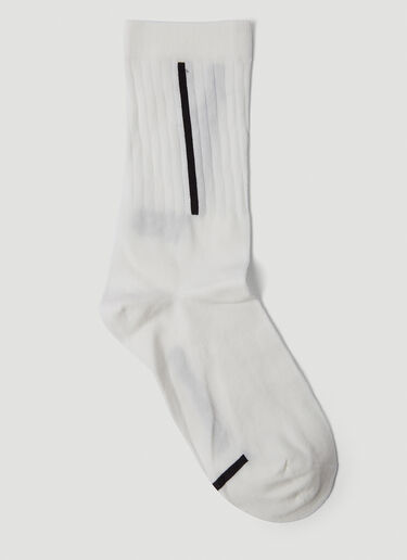Y-3 Pack of Two Logo Intarsia Socks Black yyy0349035