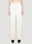 Saint Laurent Satin Wide Leg Pants White sla0252018